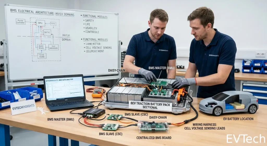 Battery Management System Architecture in Electric Vehicles— Part 2: Hardware Design and System Structure
